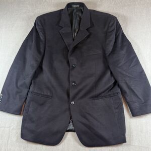 Vintage Andrew Fezza Mens Sport Coat 42R 100% Cashmere Blazer Jacket